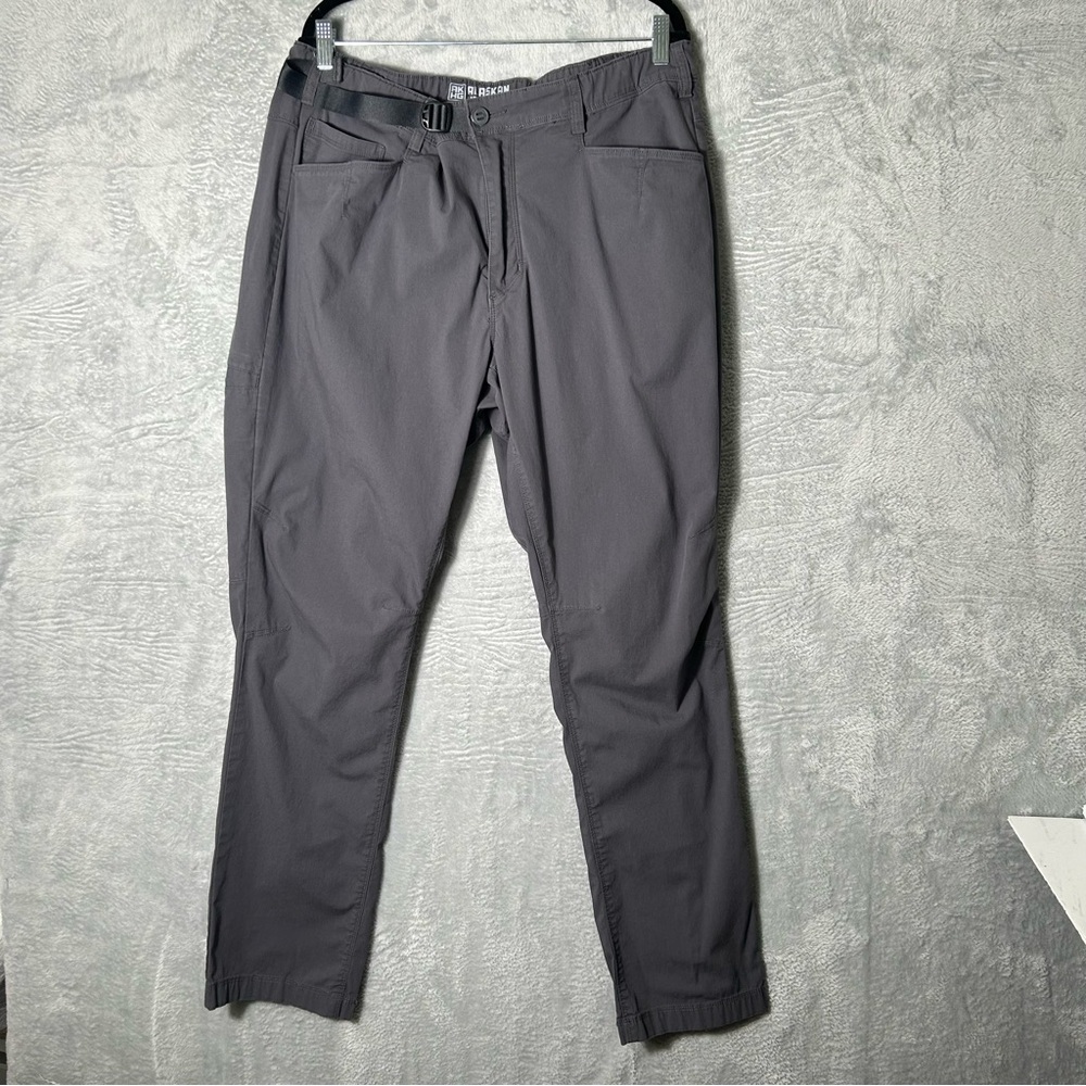 Alaskan Hardgear AKHG Pants Mens Size 40X32 Gray Duluth Hiking‎ Outdoors Belted